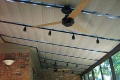 Spring tension wand shades, accommodate room angles