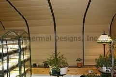 Four Seasons Greenhouse Shades with Gable End