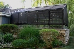 Exterior Roll-Drop Shade system - Top, sides